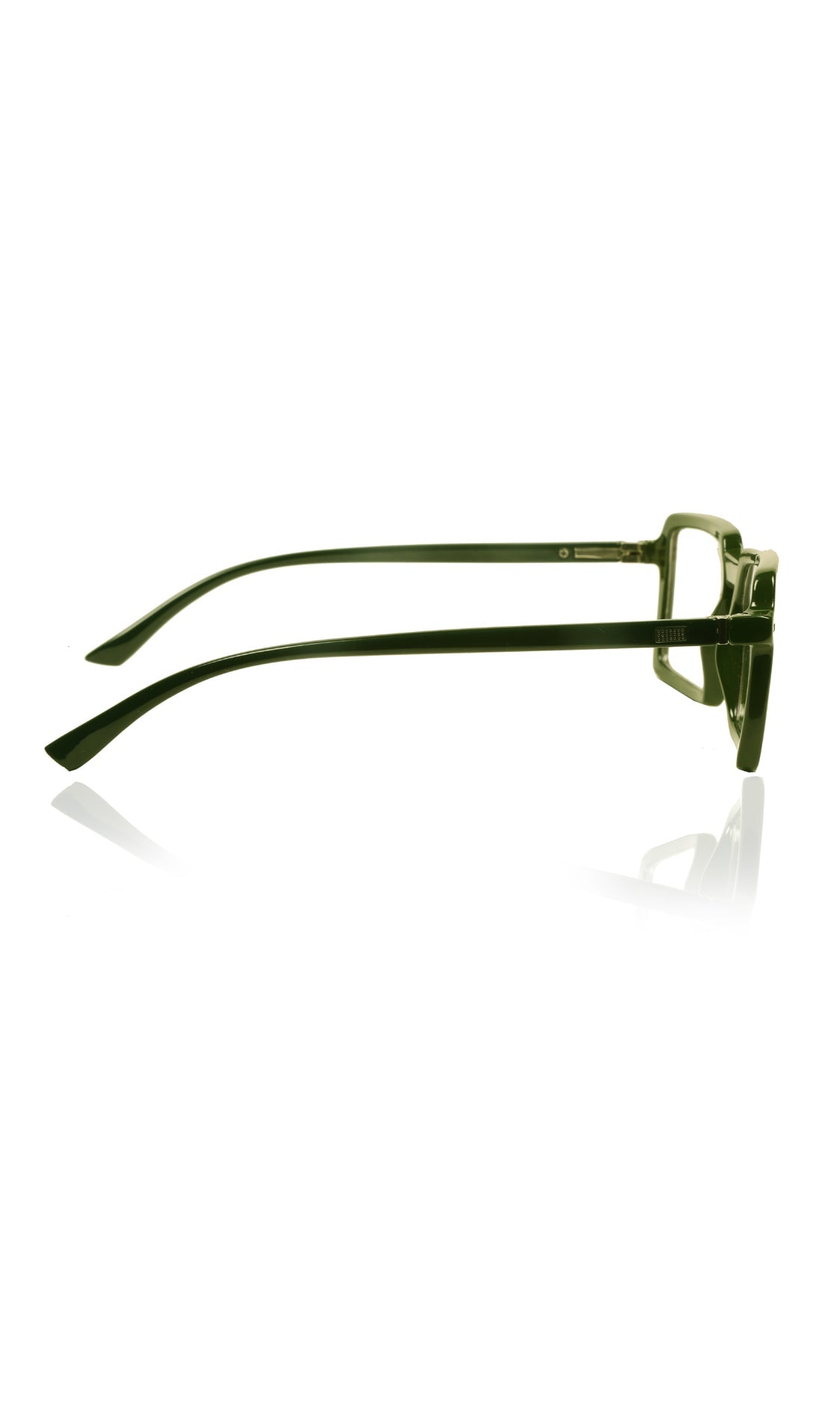 Colour Frame Series Eyewears | Blue Rays Protection Square Stylish Spectacles With Anti Glare Eyeglasses For Men and Women Eyewears (Leaf green)