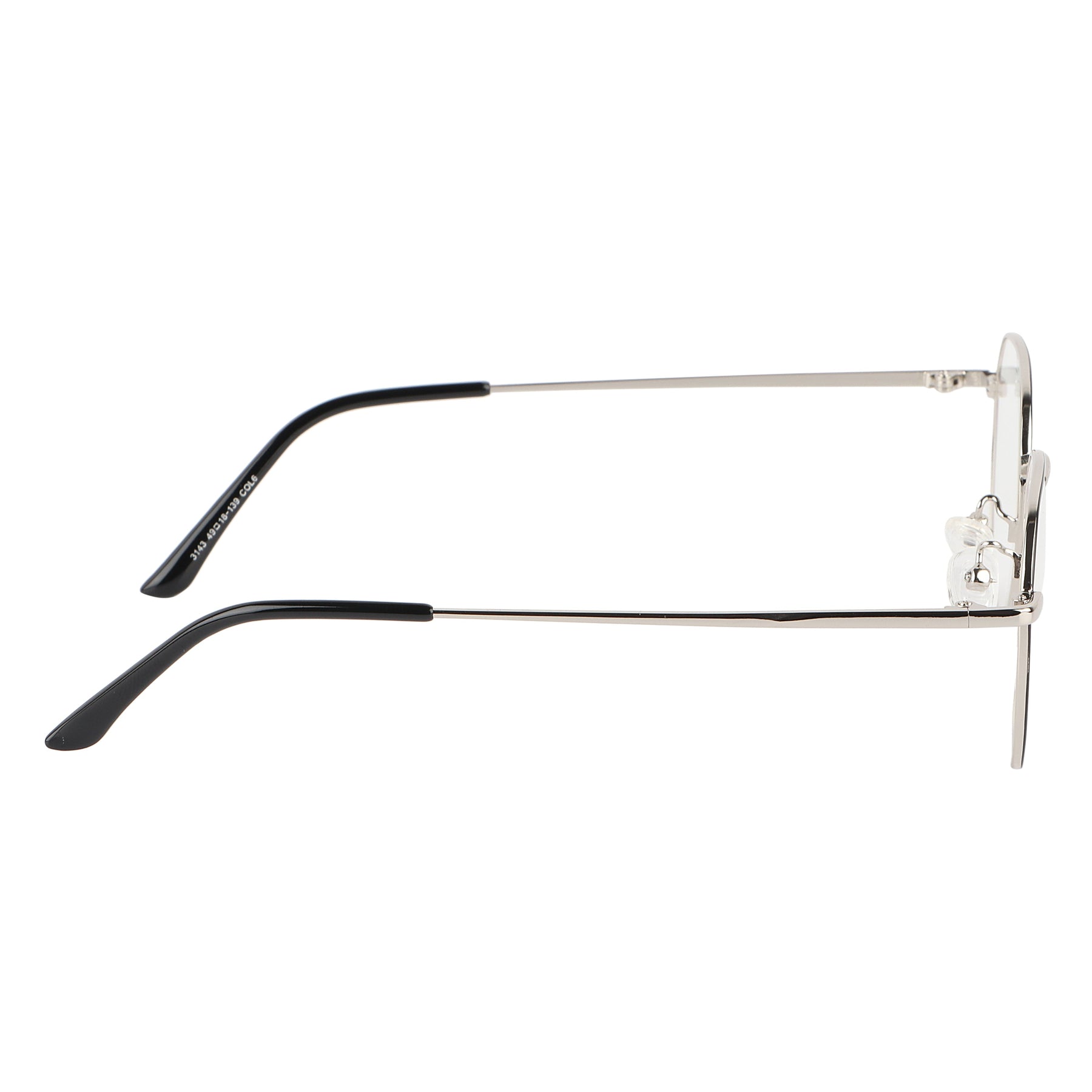Premium Quality Hexagonal Metal Frame (Black & Silver)