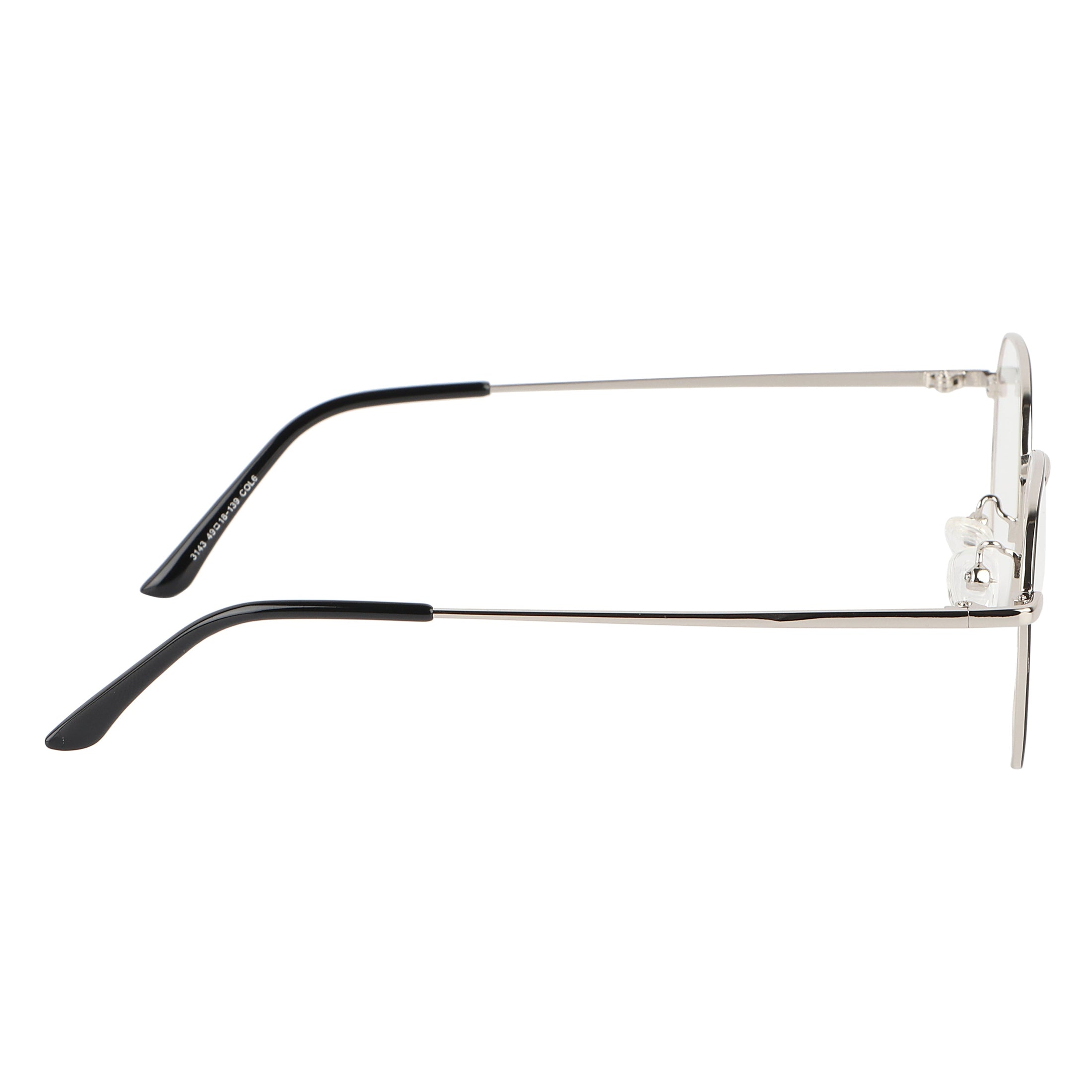 Premium Quality Hexagonal Metal Frame (Black & Silver)