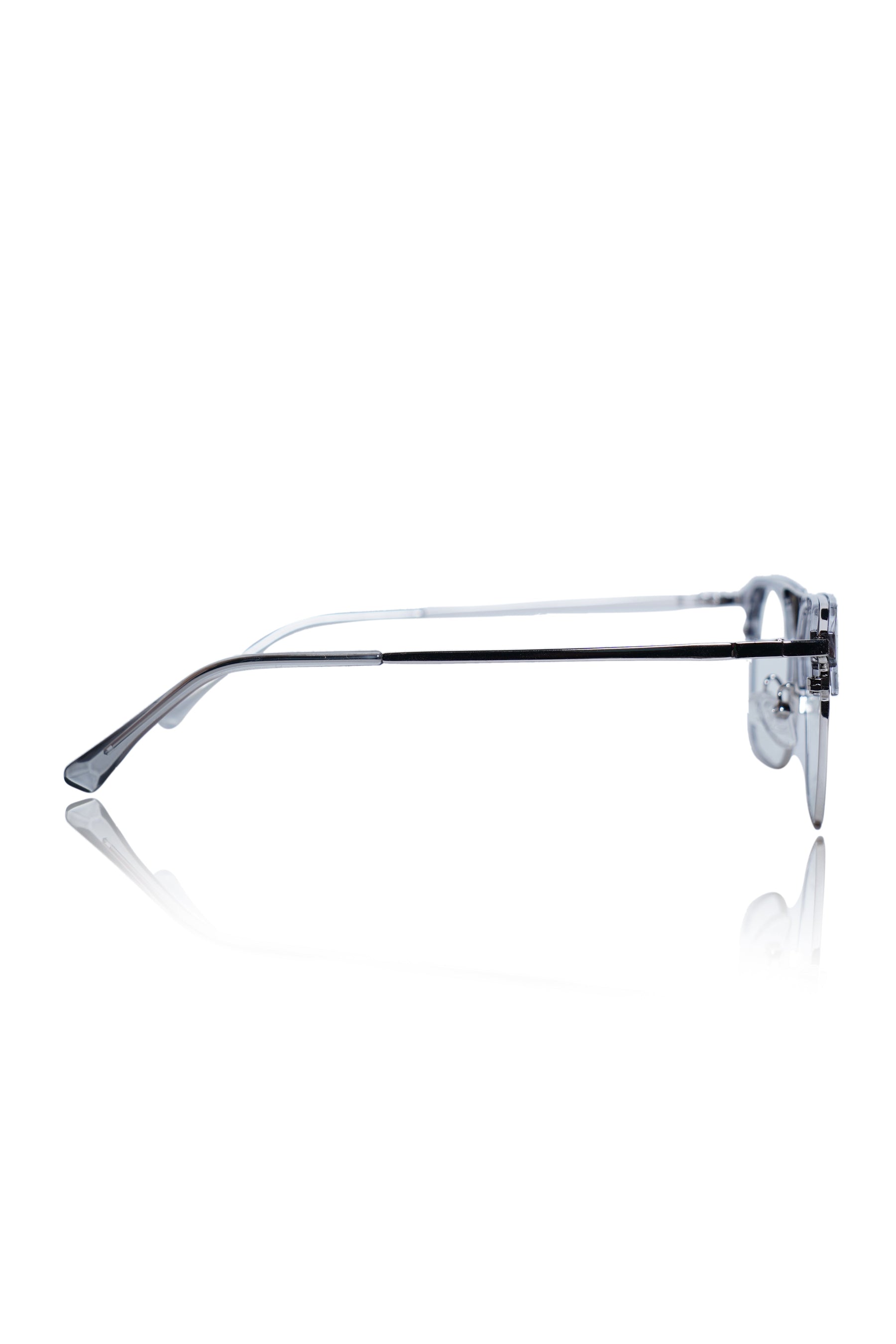 Premium Series Classic Vintage Eyewear Eyeglasses Spectacles with Blue Light Anti Glare Glasses Frame for Men and Women (Transparent)