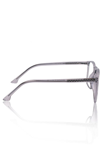 Premium Series Pure Acetate Sheet Rectangle Eyewear Frame | Modern Fashionable Trending Spectacle Eyeglasses For Men and Women (Ash Grey)
