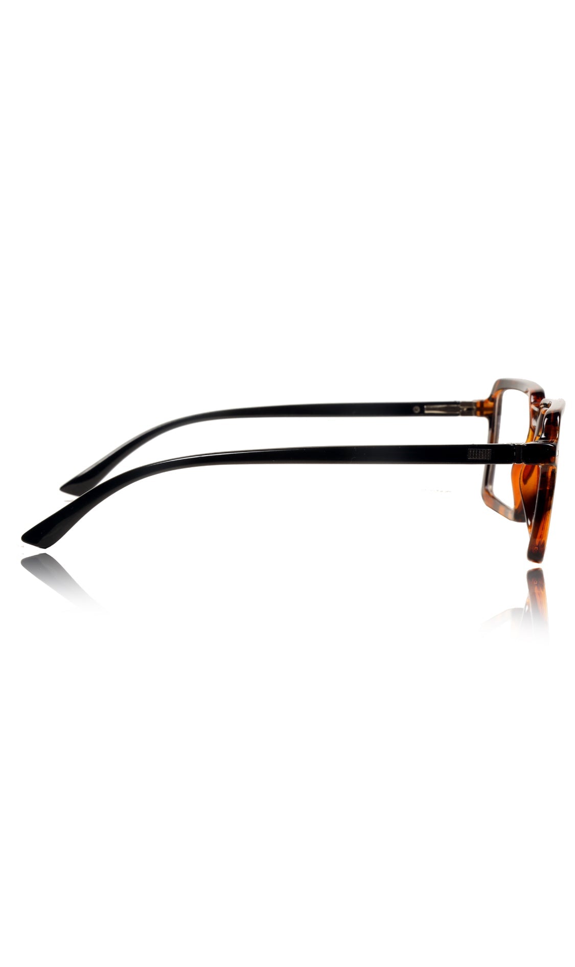 Colour Frame Series Eyewears | Blue Rays Protection Square Stylish Spectacles With Anti Glare Eyeglasses For Men and Women Eyewears (Leopard Print)