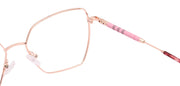 Premium Cat-Eye Metal Frame For Women (Rose Gold)