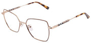 Premium Cat-Eye Metal Frame For Women (Brown and Gold)