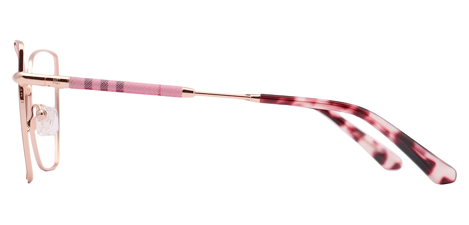 Premium Cat-Eye Metal Frame For Women (Rose Gold)