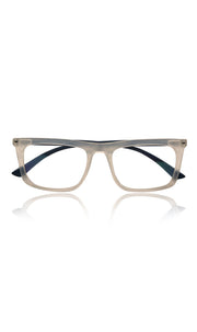 Colour Frame Series Stylish Spectacle Frames for Men | Blue Rays Protection Rectangle Eyewear with Anti Glare Glasses for Men and Women (Matte Transparent)