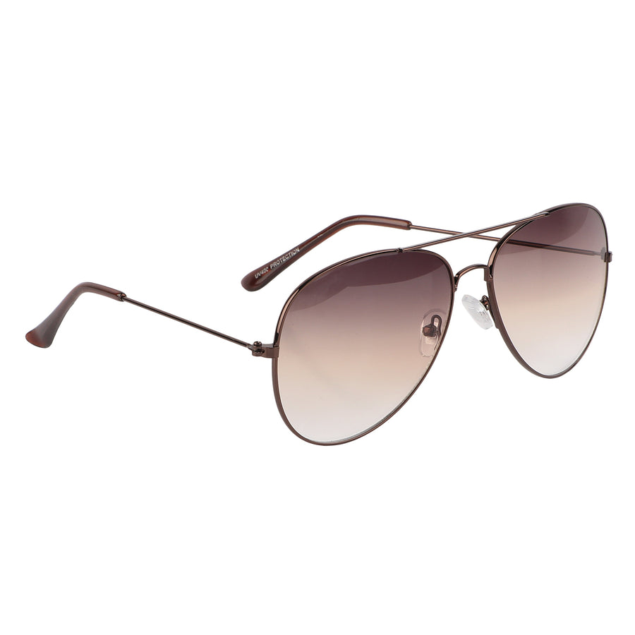Aviator UV Protection Sunglass (Brown)
