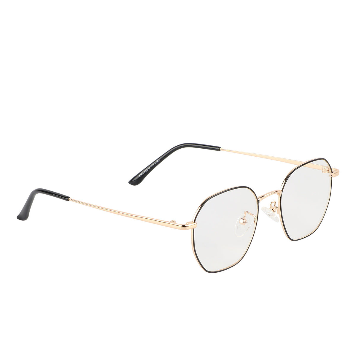 Premium Quality Hexagonal Metal Frame (Black & Gold)