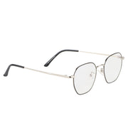 Premium Quality Hexagonal Metal Frame (Black & Silver)
