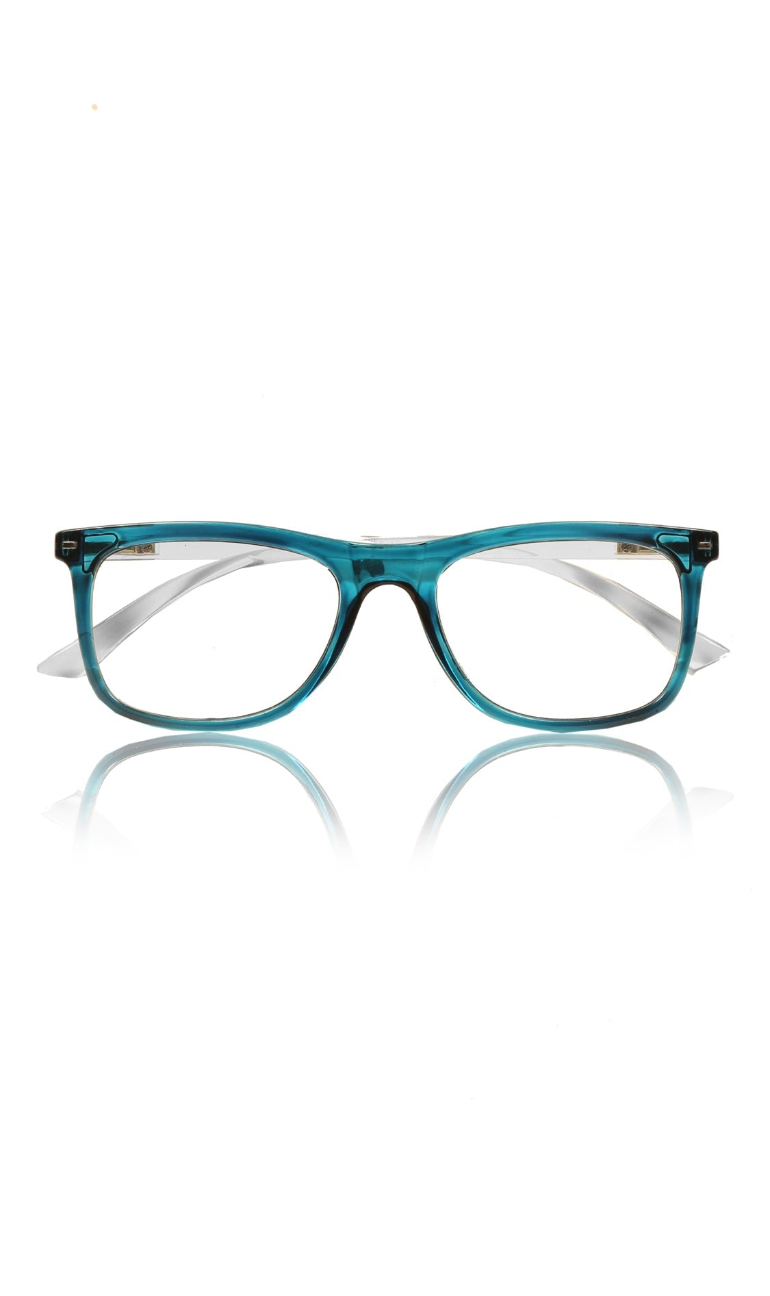 Colour Frame Series Eyewears | Blue Rays Protection Warfare Stylish Spectacles With Anti Glare Eyeglasses For Men and Women Eyewears (Turquoise Blue)