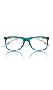 Colour Frame Series Eyewears | Blue Rays Protection Warfare Stylish Spectacles With Anti Glare Eyeglasses For Men and Women Eyewears (Turquoise Blue)