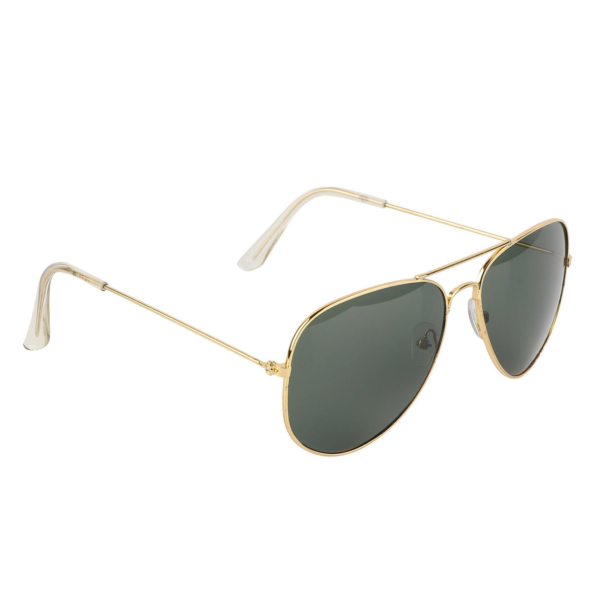 Aviator UV Protection Sunglass (Gold and Green)