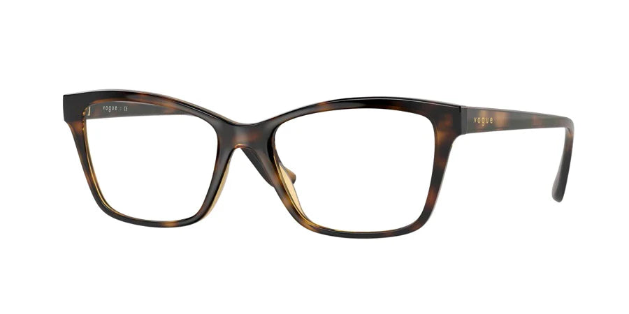 Vogue VO 5420 W656 Rectangle shaped Havana Plastic frame for women