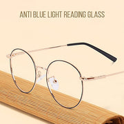 Stylish Looking Round Metal Frame (Black and Gold)