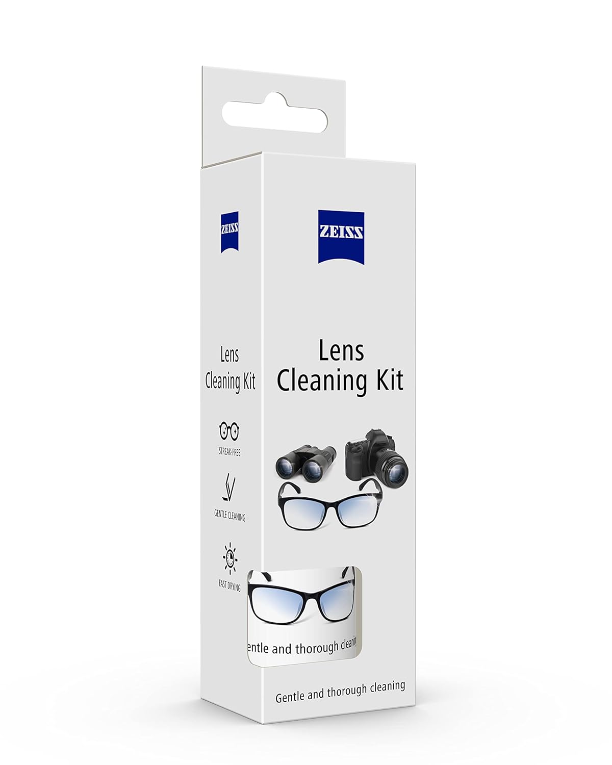 ZEISS Lens Cleaning Solution Kit 30ml with Microfiber Cloth- Pack of 1 | Perfect Lens Cleaner for Spectacles, Eyeglasses, Sunglasses, Camera Lenses and Binoculars