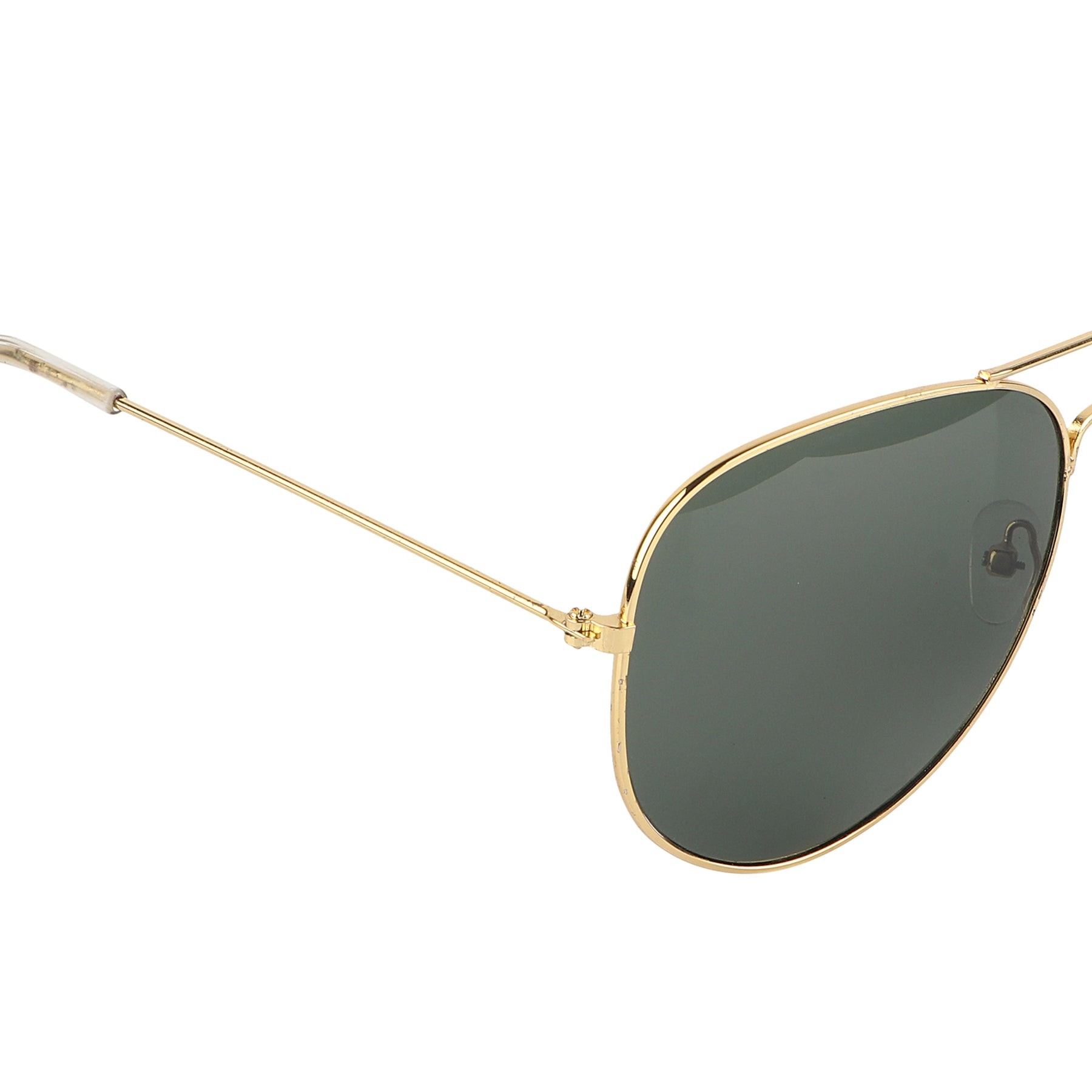 Aviator UV Protection Sunglass (Gold and Green)