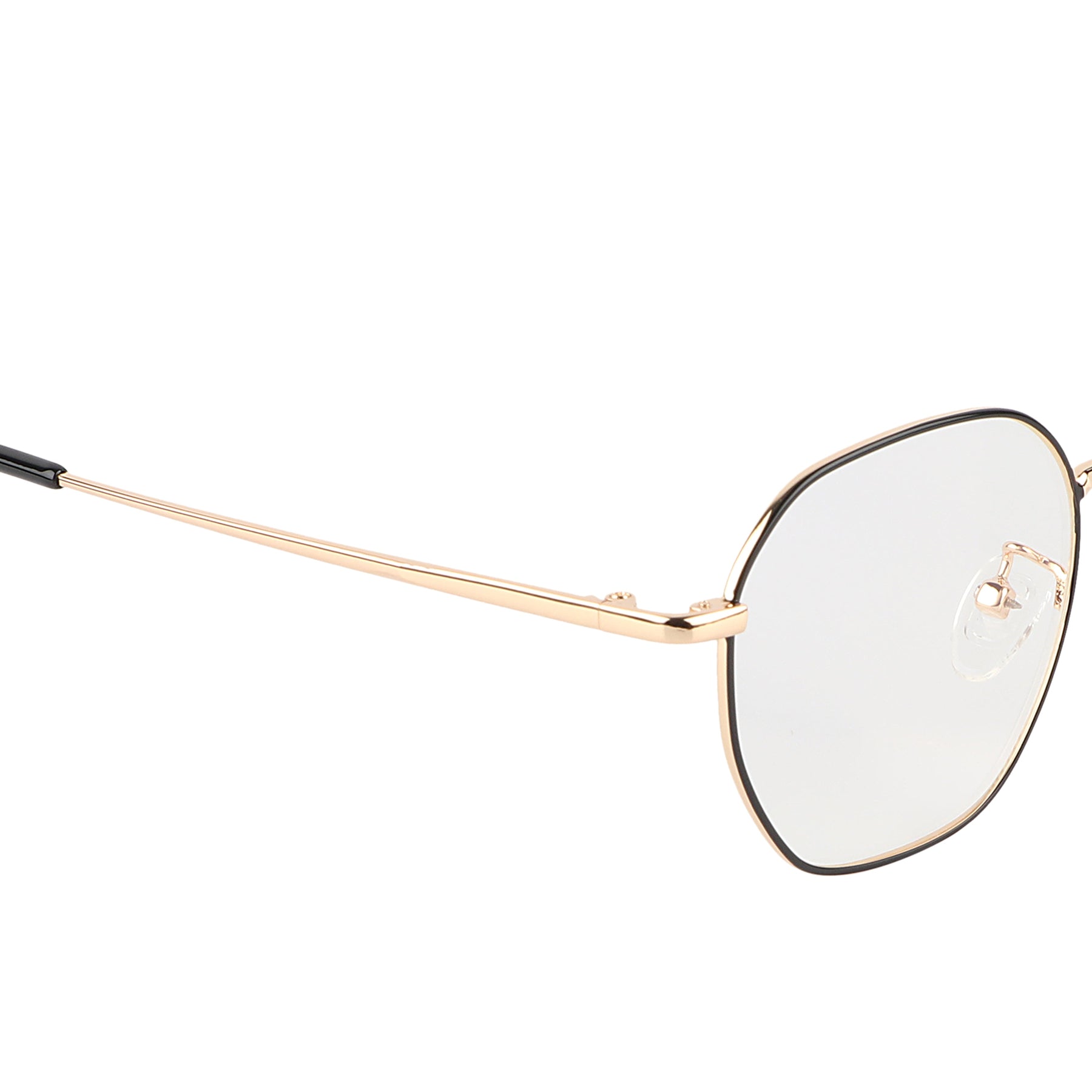 Premium Quality Hexagonal Metal Frame (Black & Gold)