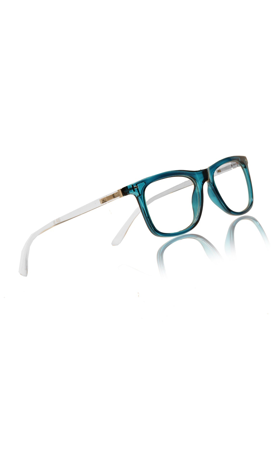 Colour Frame Series Eyewears | Blue Rays Protection Warfare Stylish Spectacles With Anti Glare Eyeglasses For Men and Women Eyewears (Turquoise Blue)
