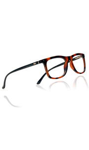 Colour Frame Series Eyewears | Blue Rays Protection Warfare Stylish Spectacles With Anti Glare Eyeglasses For Men and Women Eyewears (Leopard Print)
