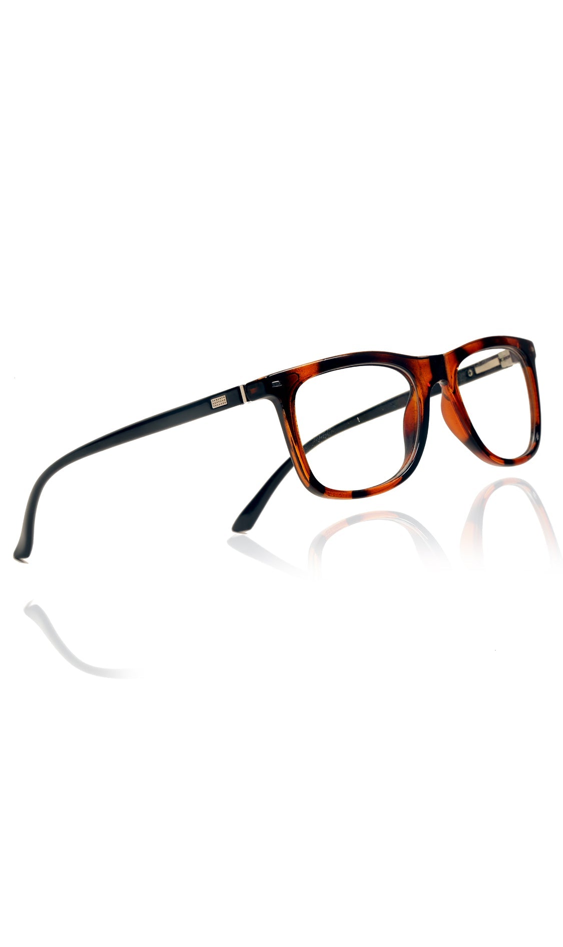 Colour Frame Series Eyewears | Blue Rays Protection Warfare Stylish Spectacles With Anti Glare Eyeglasses For Men and Women Eyewears (Leopard Print)