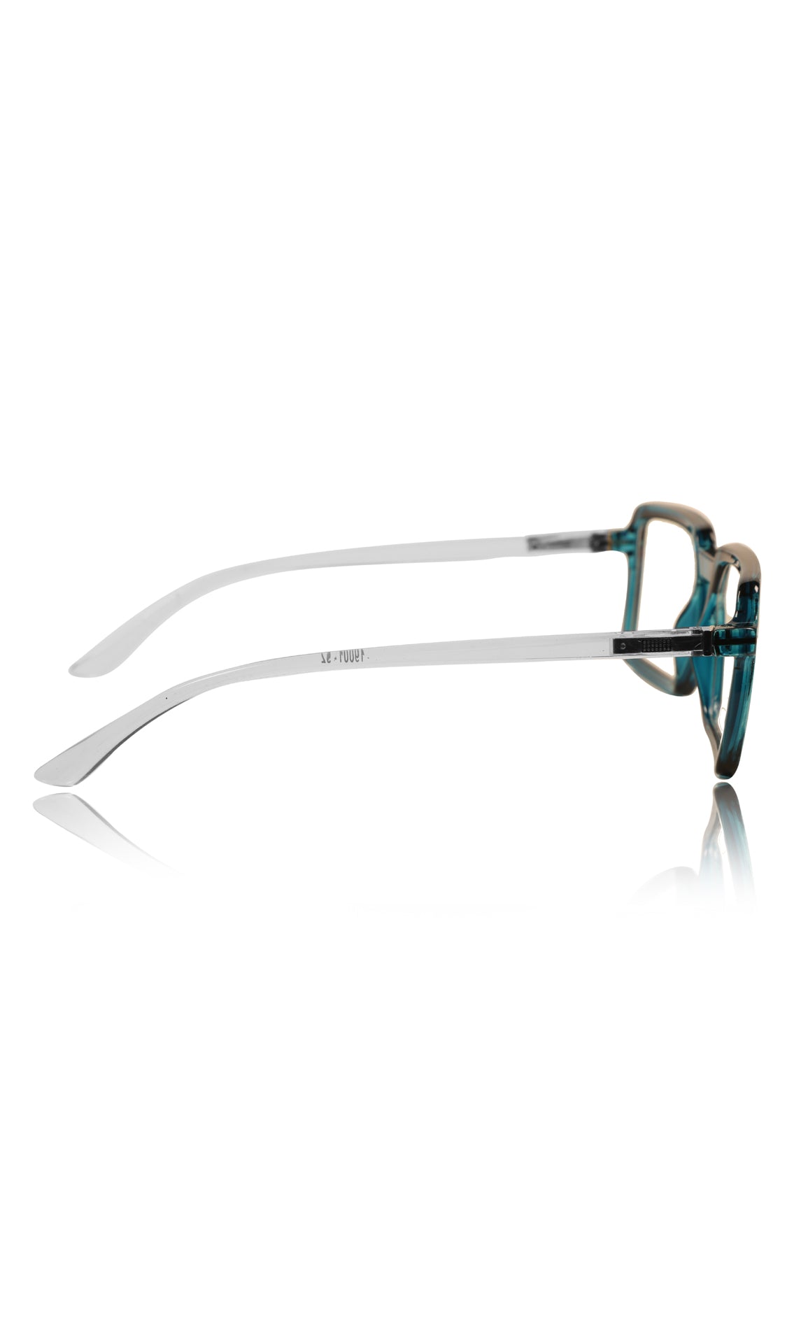 Colour Frame Series Eyewears | Blue Rays Protection Square Stylish Spectacles With Anti Glare Eyeglasses For Men and Women Eyewears (Turquoise Blue)