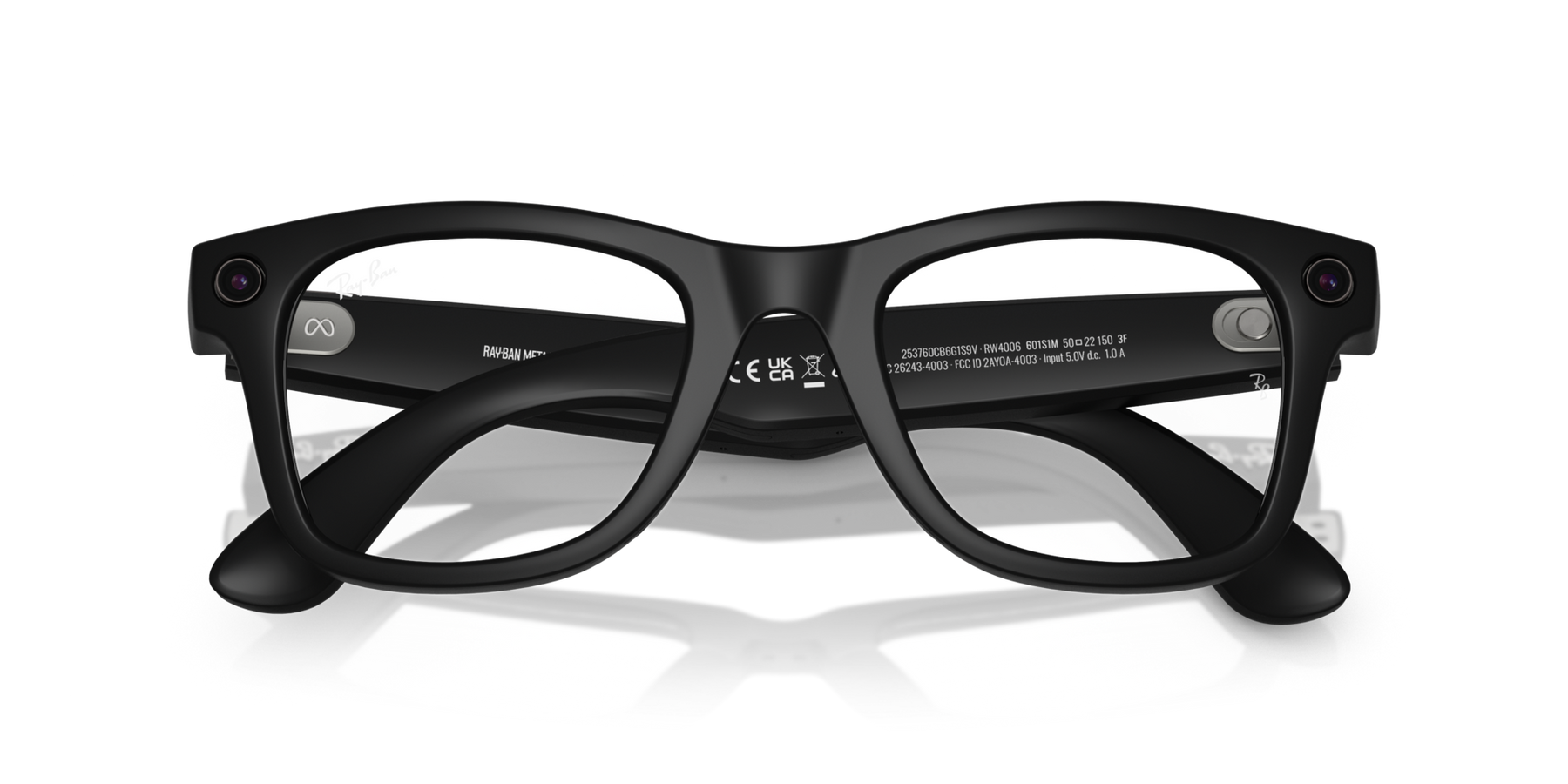 Ray-Ban Meta AI RW4006 (Wayfarer) Spectacle Black with Transitions Medium