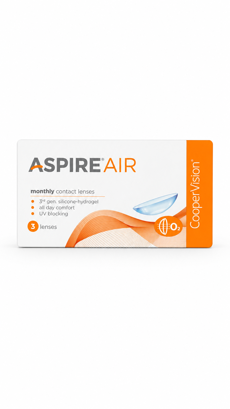 Cooper Vision Aspire Air Monthly Contact Lens (3 Lens/Box)