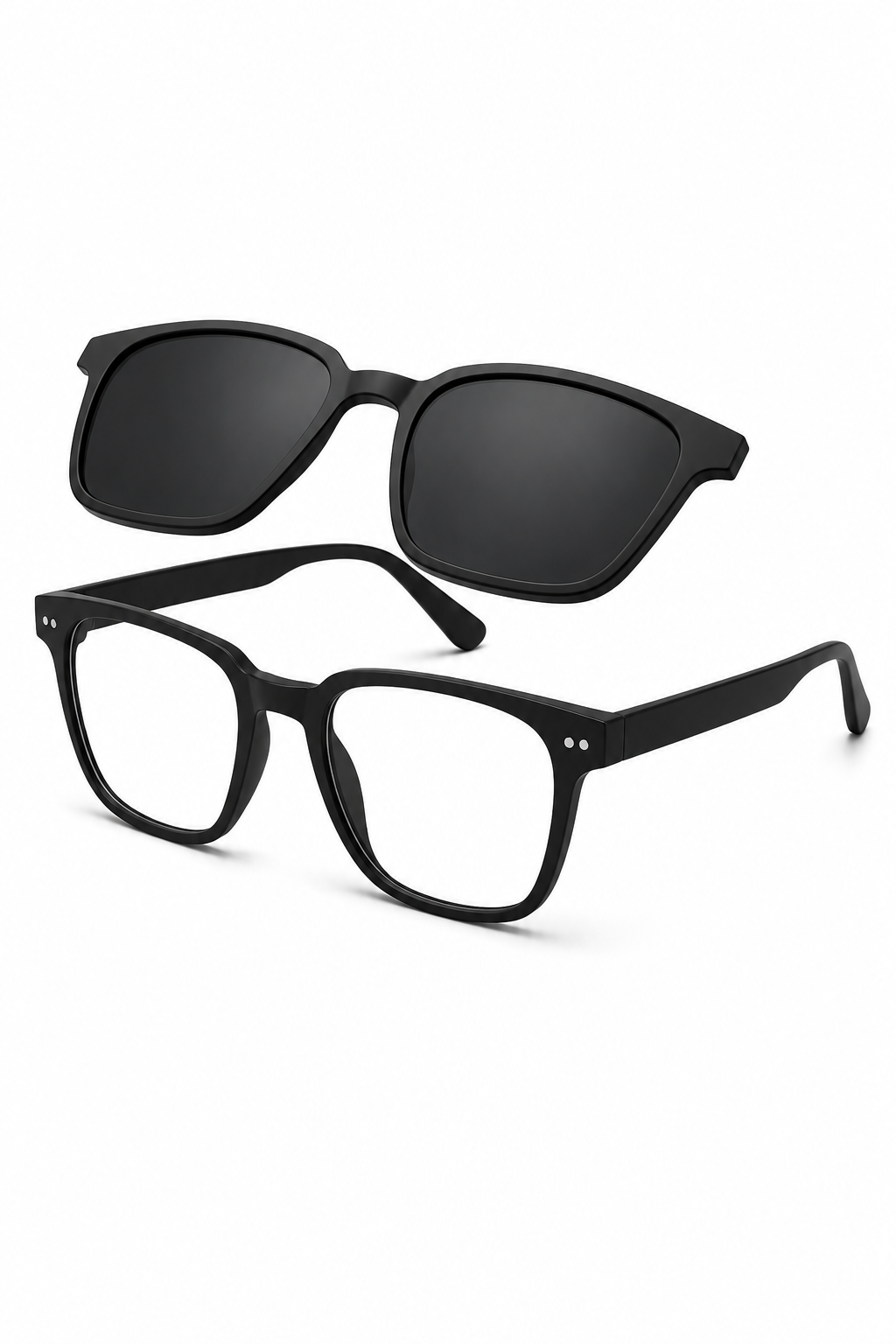 2-in-1 Magnetic Clip-On Glasses & Sunglasses