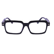 Premium Pure Sheet Square Eyeglasses (Black)