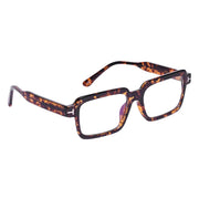 Premium Pure Sheet Square Eyeglasses (Tiger Print)