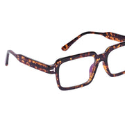 Premium Pure Sheet Square Eyeglasses (Tiger Print)
