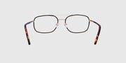 SCOTT Gold and brown Full rim Wayfarer Eyeglasses for Men