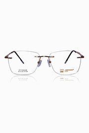 Square Signature Rimless Frame (Silver)