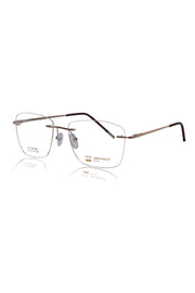 Square Signature Rimless Frame (Silver)