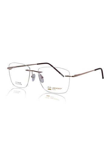 Square Signature Rimless Frame (Silver)