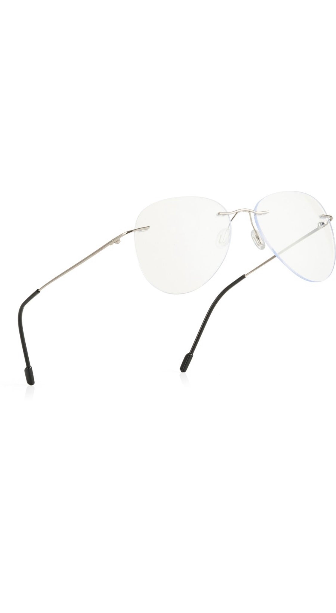 Aviator Signature Rimless Frame (Silver)