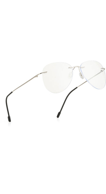 Aviator Signature Rimless Frame (Silver)