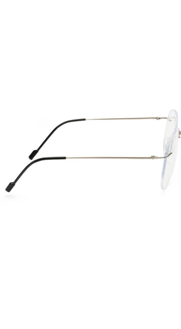 Aviator Signature Rimless Frame (Silver)