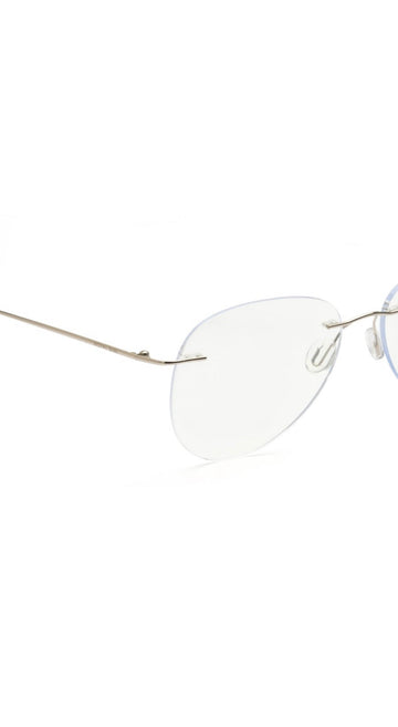 Aviator Signature Rimless Frame (Silver)