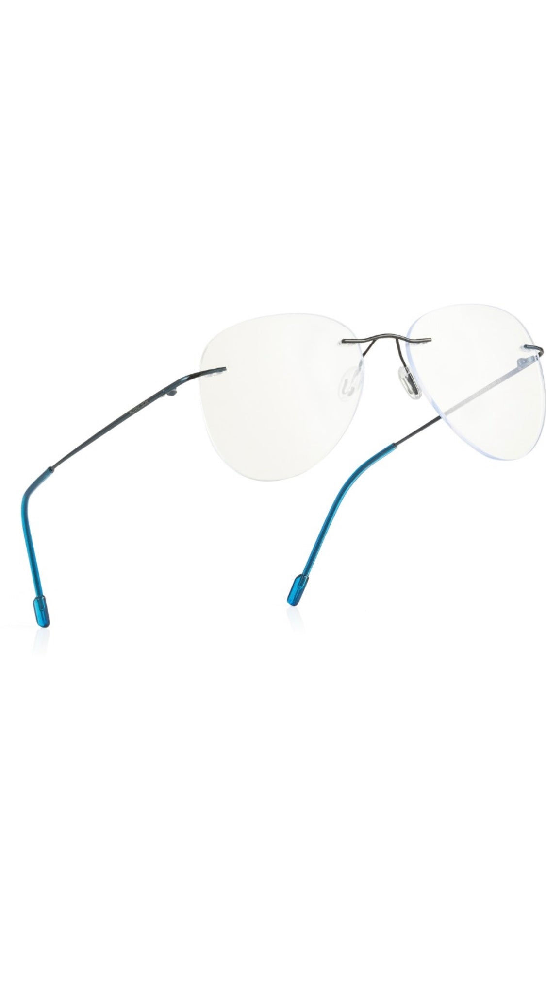 Aviator Signature Rimless Frame (Blue)