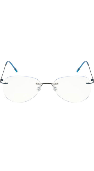 Aviator Signature Rimless Frame (Blue)