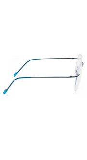 Aviator Signature Rimless Frame (Blue)