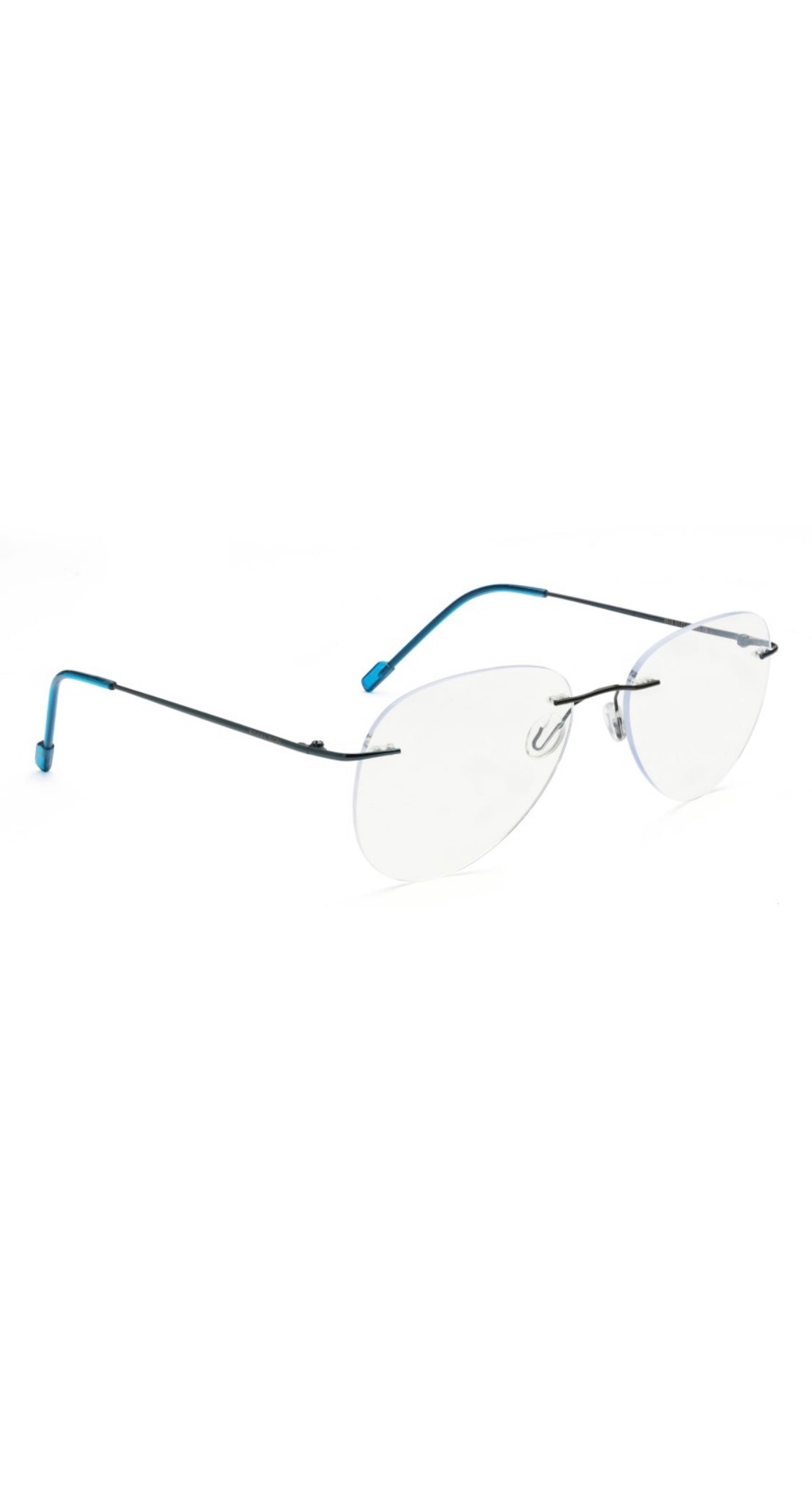 Aviator Signature Rimless Frame (Blue)