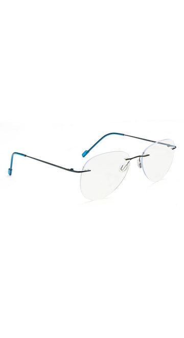 Aviator Signature Rimless Frame (Blue)