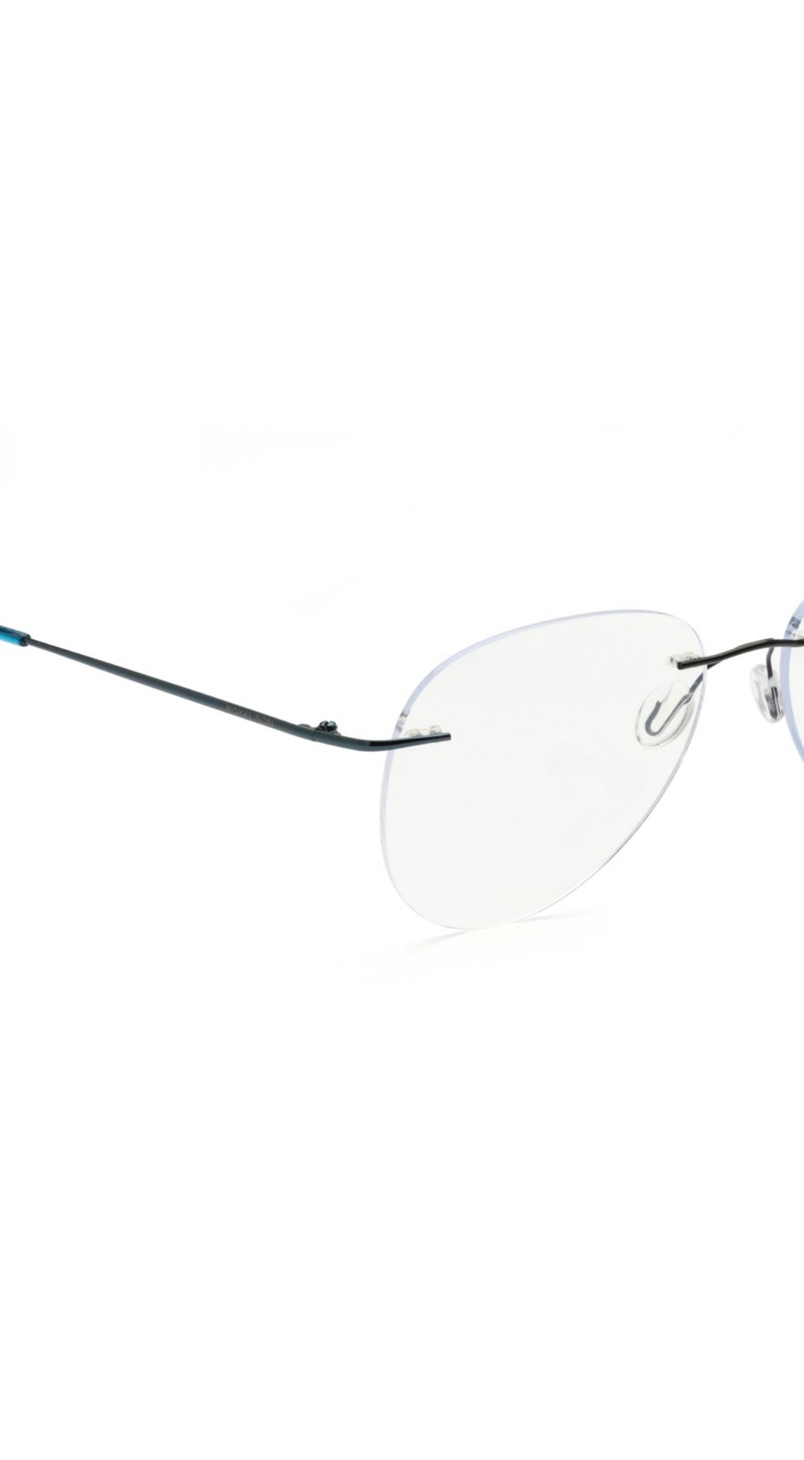 Aviator Signature Rimless Frame (Blue)