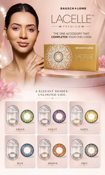 Bausch & Lomb Lacelle Premium GRAY Color Contact Lens (1 Lens/Box)