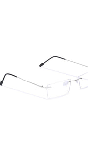 Rectangle Signature Rimless Frame (Silver)