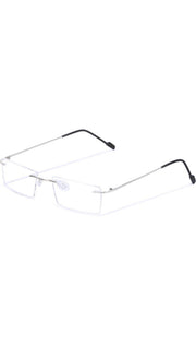 Rectangle Signature Rimless Frame (Silver)