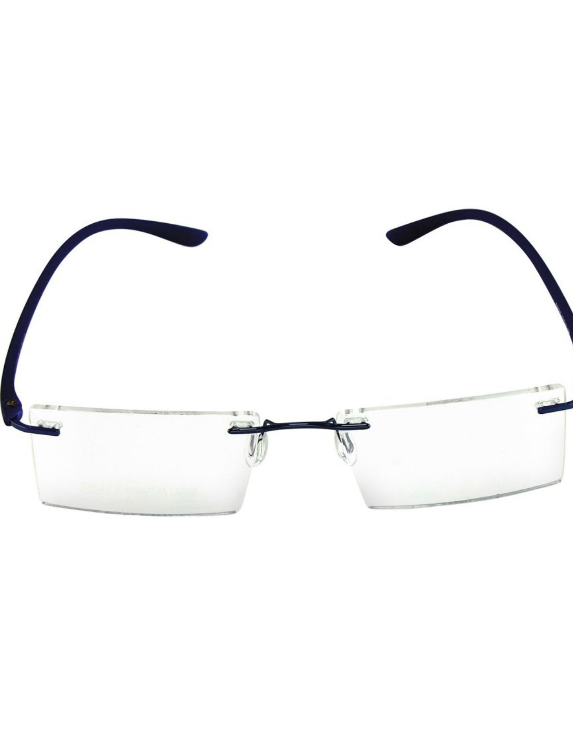 Rectangle Signature Rimless Frame