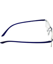 Rectangle Signature Rimless Frame